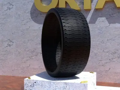 ORTAS TIRE NO 31 GAME READY Low-poly 3D model
