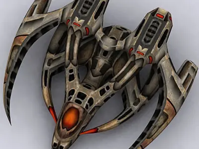 3DRT - Alien Invasion Pack Low-poly 3D model