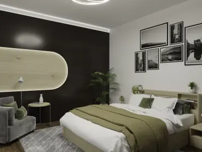 3 Bedroom Apartment Free 3D model