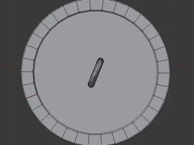 aluminium bowl Free low-poly 3D model