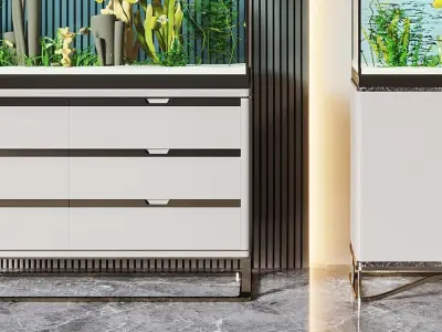 Modern tank fish 3D model