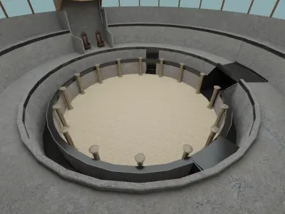 Colosseum - Arena Low-poly 3D model