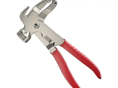 Wheel Balancing Weight Pliers 3D model