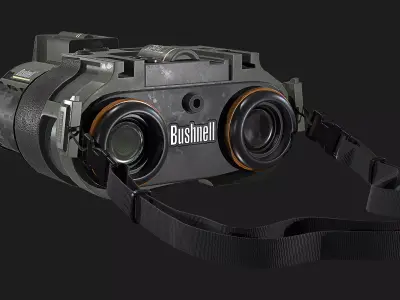 PBR Game Ready Military Binoculars 3D Model Low-poly 3D model