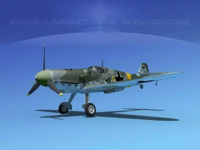 Messerschmitt BF-109 V05 3D model