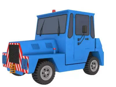 Douglas DC5 HD 03 3D model