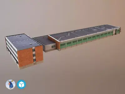 Storage3 LHBP Low-poly 3D model