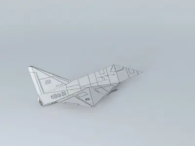 MBB Lampyridae german stealth fighter 3D model