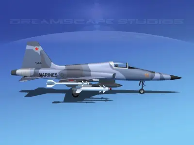 Northrop F-5E Tiger Marines 3D model