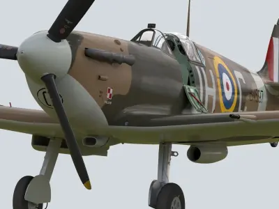 Spitfire MkVb 3D model
