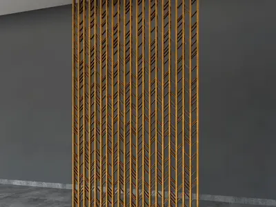 Decorative Screen Panel Free low-poly 3D model