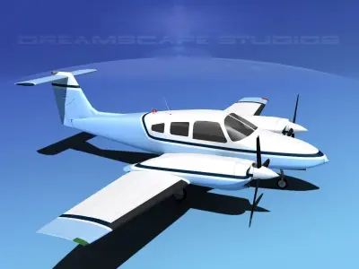 Piper Turbo Seminole V02 3D model