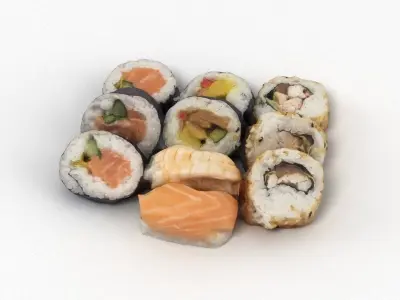Sushi japanese 3D model