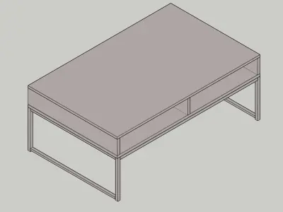 Coffee Table IKEA TIBBHULT Free 3D model