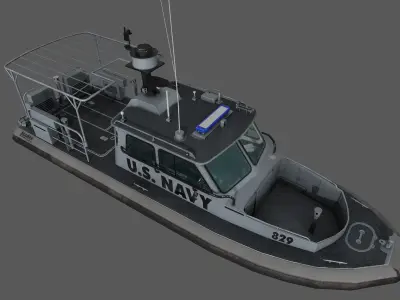  Sea Ark US Navy Low-poly 3D model