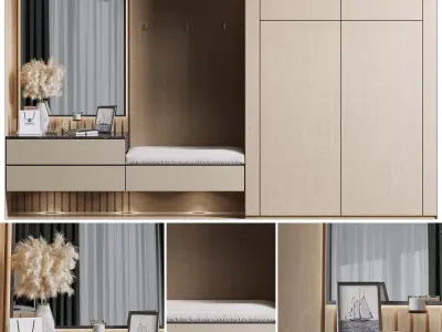 Hallway Set N2 3D model