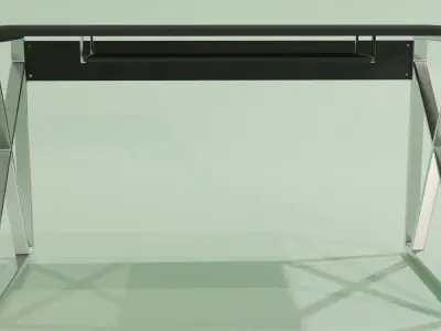 PC desk Free low-poly 3D model