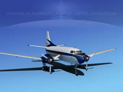 Martin 202 Executive 6 3D model