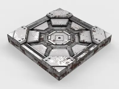 panel sci-fi 05 3D model