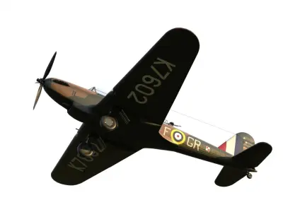 Fairey Battle bomber 3D model