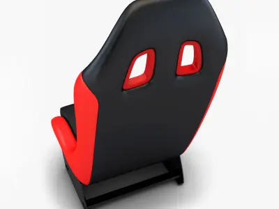 Car Racing Seat v 1 3D model