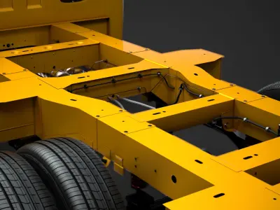 Opel Movano SingleCab DW E20 Chassis 2014 3D model