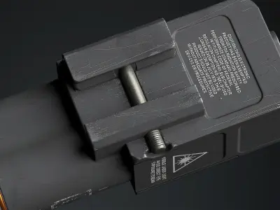 Tactical PEQ CQBL-1 GameReady Low-poly 3D model