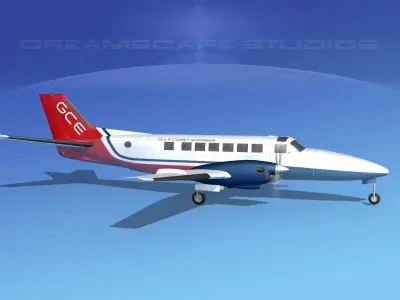 Beechcraft B99 Gulf Coast Express 3D model