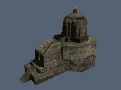 Shankaracharya Temple 3D model