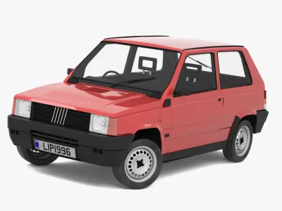 Fiat Panda 3D model purchase