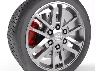 Toyota Hilux Wheel 3D model