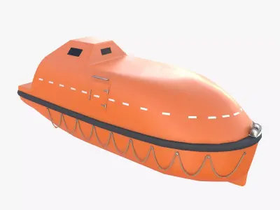 Life boat V2 3D model