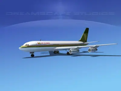 Boeing 707 Air Guinee 3D model