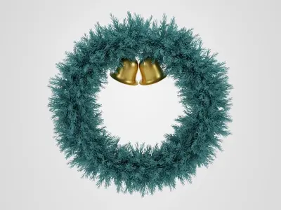 Christmas Wreath Free 3D model