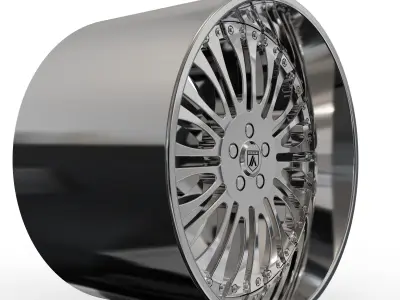 ASANTI AF137 WHEEL 3D MODEL 3D model