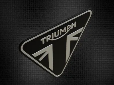 triumph logo 3D model