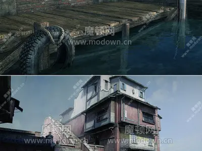 Chinese buliding Free 3D model