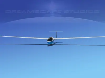 DG-400 17-Metre Motorglider V15 3D model