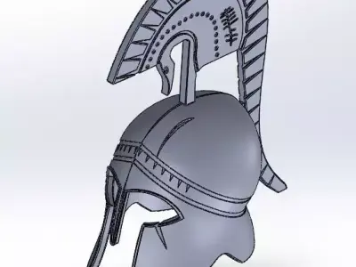 Greek Helmet 3D model