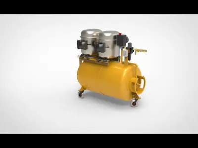 Air compressor type A1 3D model