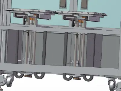 Loading and unloading of tray machine 3D model