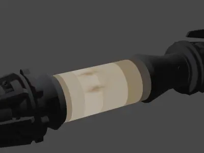 Star Wars Lightsaber--Rey Free 3D model