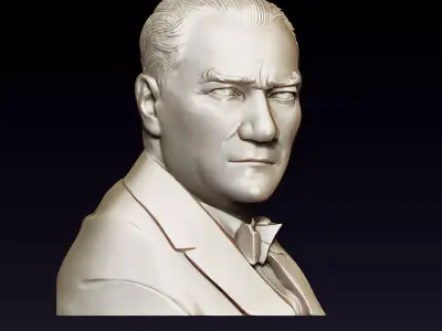ataturk portrait 3D print model