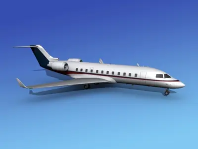Canadair CRJ200 Corporate 1 3D model