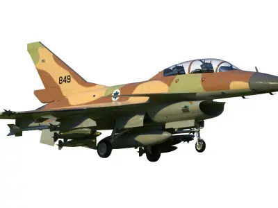 IAI Lavi fighter 3D model