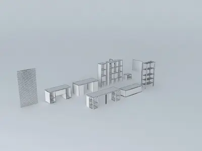 mobilier diver furniture Free 3D model