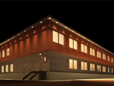 OFFICE BUILDING  MODULAR CONSTRUCTION MODEL  3D model