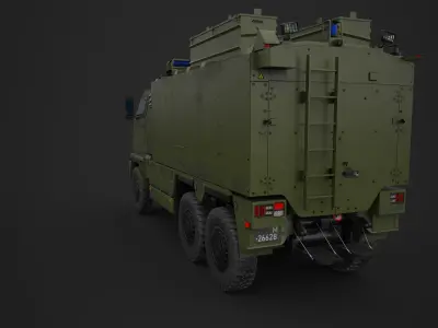 Mowag Durro III Low-poly 3D model