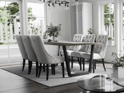 Mio Chatham dining table Free 3D model
