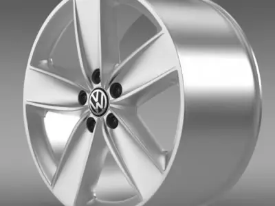 VW Polo rim 3D model